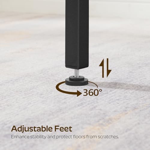 YATINEY 78.7" Long Bar Table, Counter Bar Height Table, High Top Table, Rectangular Hightop Bar Pub, for Kitchen, Living Room, Entryway, Rustic Brown and Black BT20BR