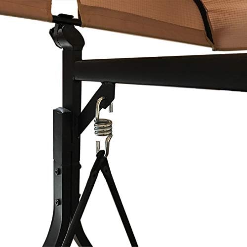 garden winds replacement canopy for belden park swing, side view