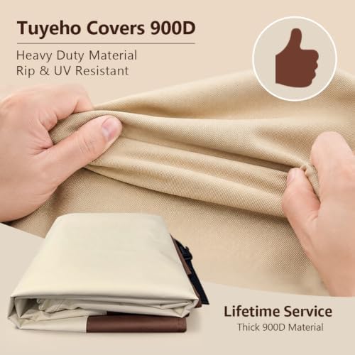 Tuyeho Adirondack Patio Chair Cover 38x31x30 Waterproof Outdoor 900D