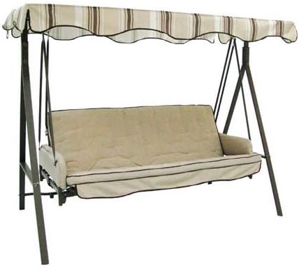 Replacement Canopy Top Cover for Garden Treasures Traditional 3 Person Swing - SC-GSN-V1