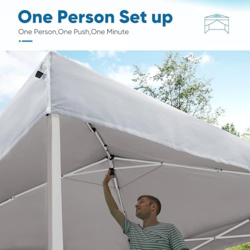 Quictent Pop up Canopy Tent 10'x10' with 4 Detachable Window Sidewalls