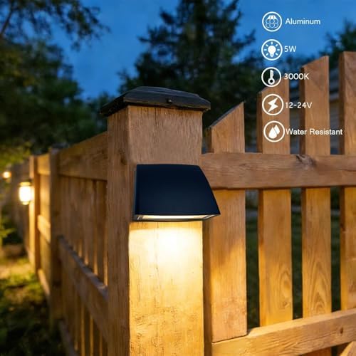 Arrownine Landscape Lighting Low Voltage Deck Lights 5W 12-24V