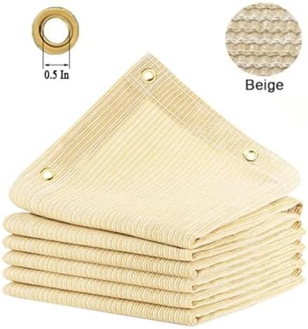 90% Sun Shade Cloth 8x25FT Heavy Duty Shade Cover Grommets