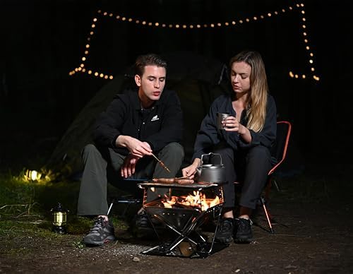 MARCHWAY Lightweight Folding Camping Chair, Compact Stable, Holds 330 lbs