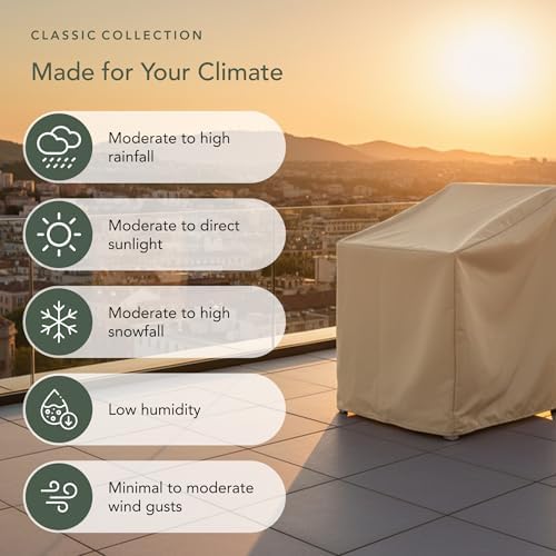 Covermates Classic Chair Cover – 28Wx34Dx38H, Tan