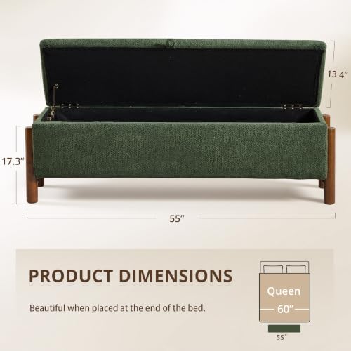 55'' Modern Storage Ottoman Benches