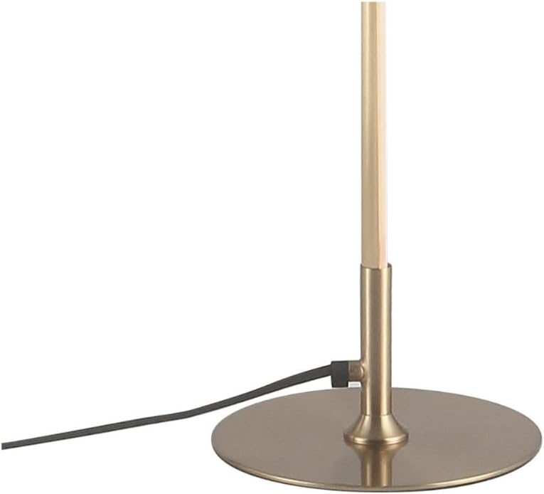 JONATHAN Y Iris 59.5" Modern LED Integrated Floor Lamp Metal, Gold
