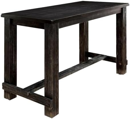 HOMES: Inside + Out Antique Black Greggory Rustic Bar Table
