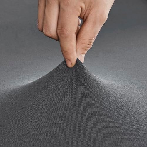 2 Pack Highboy Cocktail Table Cover Skirt Tablecloth (32" x 43", Dark Gray)