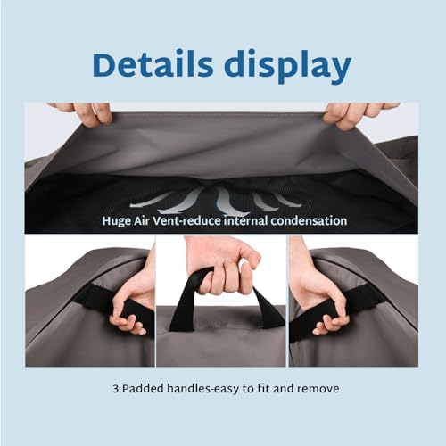 FORSPARK Patio Furniture Chair Covers Waterproof, Heavy-Duty Outdoor Cover