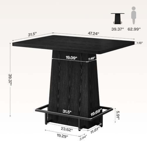 Tribesigns 47" Bar Table