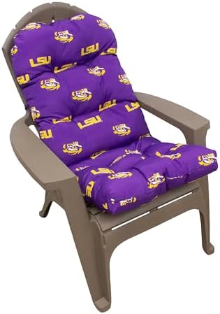 College Covers Everything Comfy LSU Tigers Patio Adirondack Chair Cushion