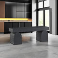 Signature Design by Ashley Holgrove Modern Entryway Accent Bench, Black
