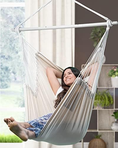 ADVOKAIR Hammock Chair Swing XXL, 1/3 Larger Than Standard, 500lbs