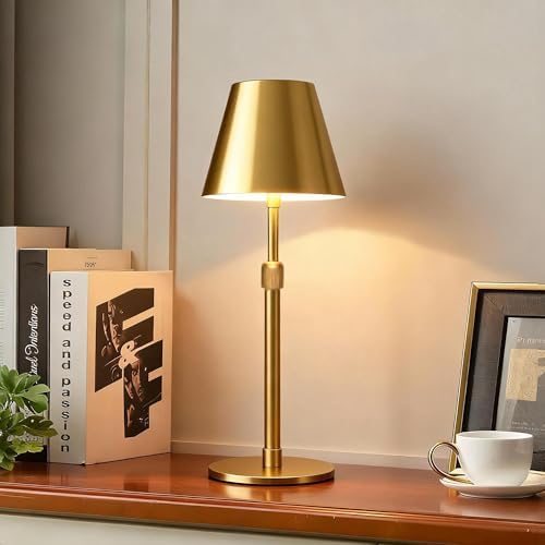 mr.white outdoor waterproof rechargeable cordless table lamp with, front angle view