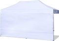 ABCCANOPY Instant Canopy SunWall 10x20 FT No Frame or Top, White