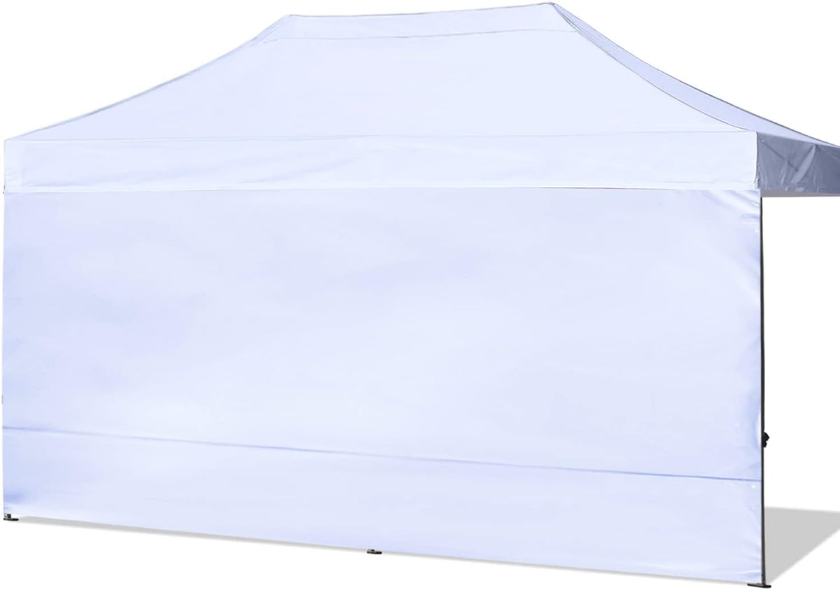 ABCCANOPY Instant Canopy SunWall 10x20 FT No Frame or Top, White