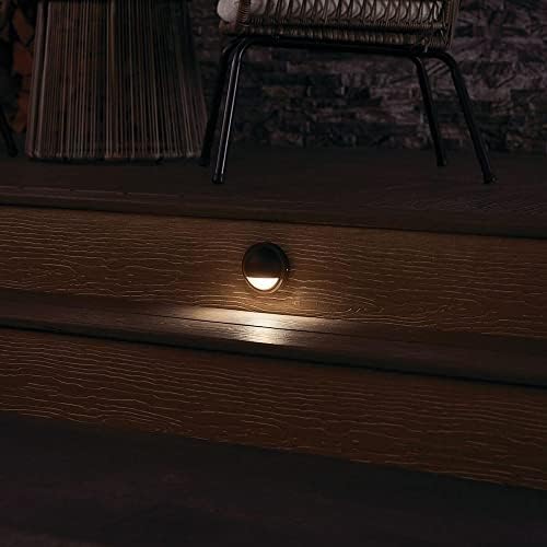 Kichler 15764WHT30R Half Moon LED Deck Light