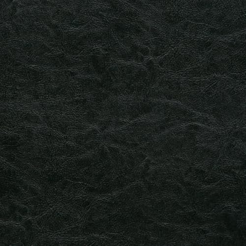 SIMPLIHOME Avalon 48" Wide Vegan Leather Ottoman in Carbon Black