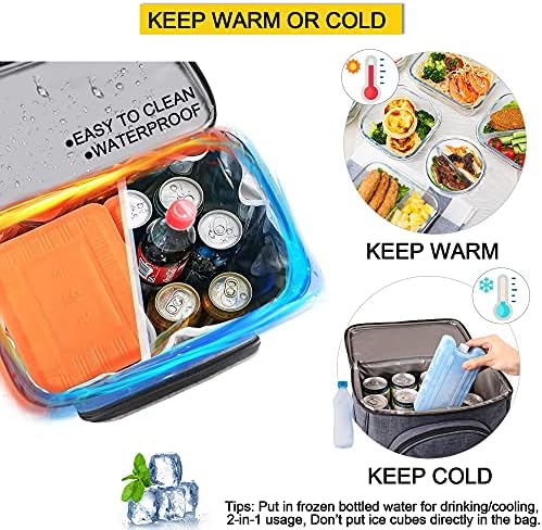 Vogano Picnic Backpack & Accessories – Insulated Picnic Set for 2 Person with Dual Compartments, Lightweight Blanket, Cutlery Set, for Newlyweds and Couples Gifts Blue