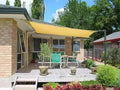 Petra's 26 Ft. X 20 Ft. Rectangle Sun Sail Shade. Durable Woven Outdoor Patio Fabric w/Up to 90% UV Protection. 26x20 Foot. (Desert Sand)