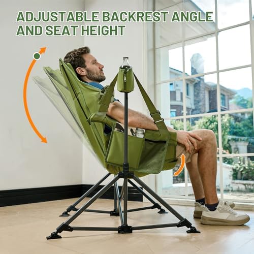 TIMBER RIDGE Hammock Camping Chair, Oversized Swinging Chair, 400lbs Load