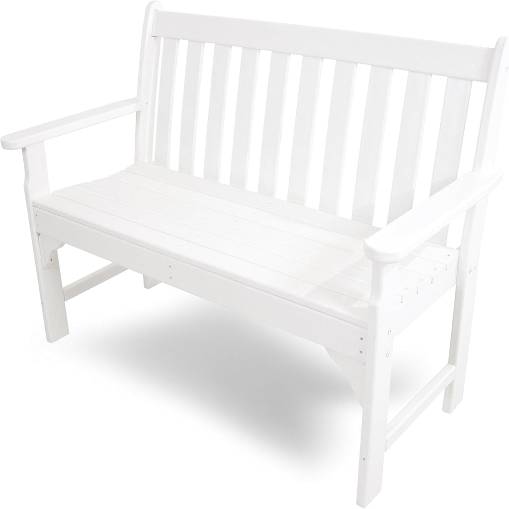 POLYWOOD GNB48WH Vineyard 48" Bench, White