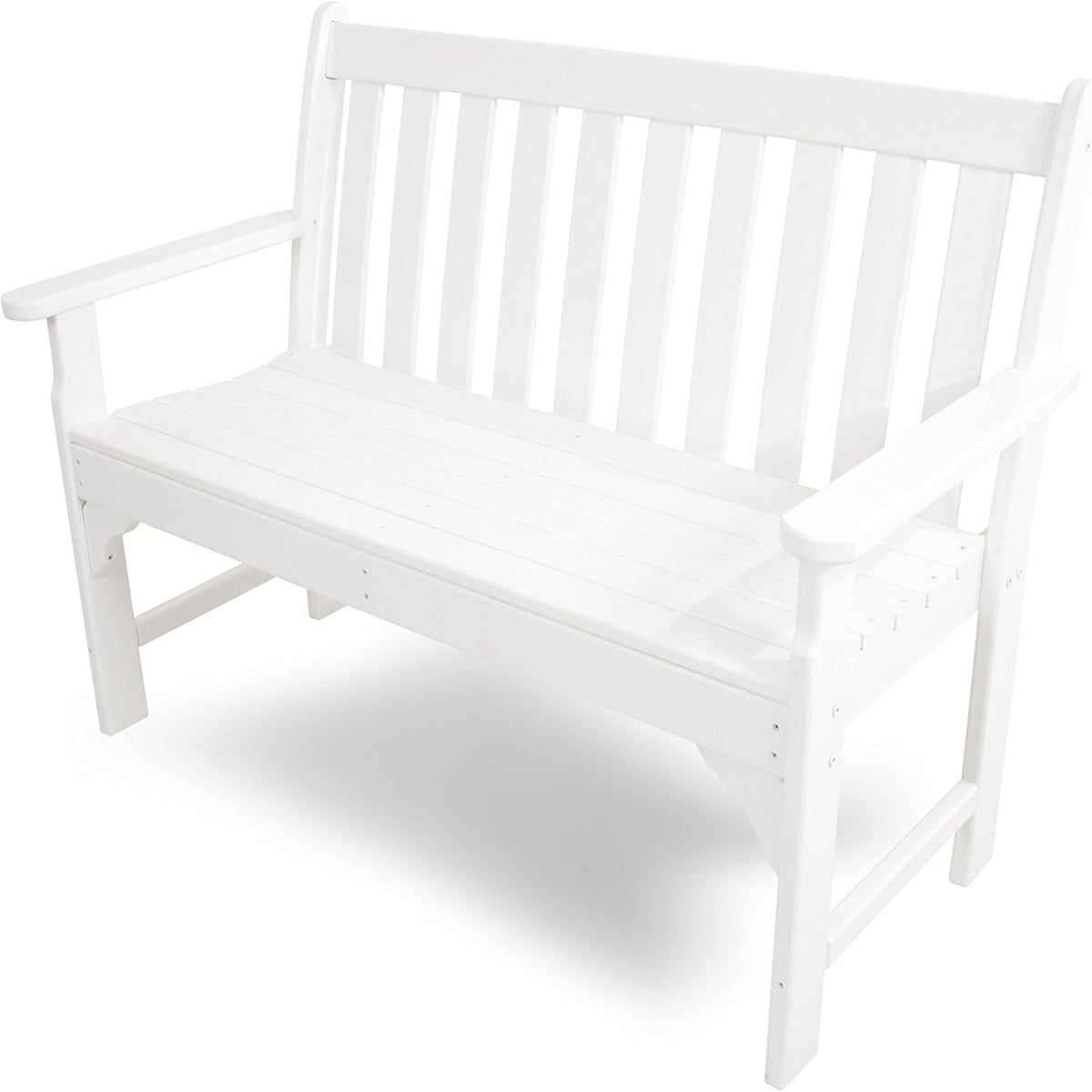 POLYWOOD GNB48WH Vineyard 48" Bench, White