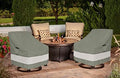 Patio Chair Covers Waterproof Patio Furniture Covers,33W x 37D x 38 H Inches Outdoor Swivel Chair Cover 2 Pack -Grayish Green