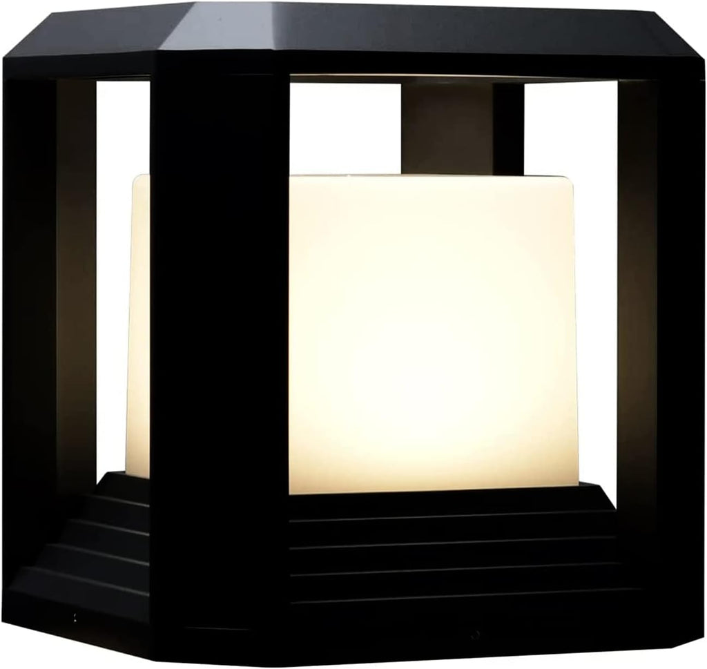 Hardwired LED Outdoor Post Light Waterproof Pillar Lamp