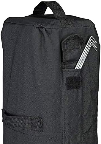 E-Z UP Sierra II Instant Pop Up Outdoor Canopy 10' x 10', Roller Bag and 4 Piece Spike Set, Royal Blue