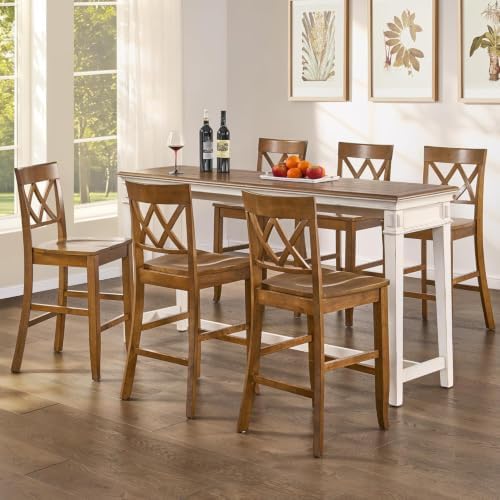 DUHOME Counter Height Bar Stools Set of 2, 24" H