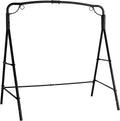 VINGLI Heavy Duty Porch Swing Stand, 660 LBS Steel Frame, Black