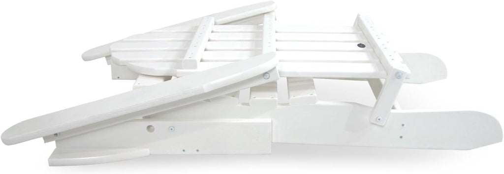 POLYWOOD AD5030WH Classic Folding Adirondack Chair, White 35.7 x 29 x 35.7 inches
