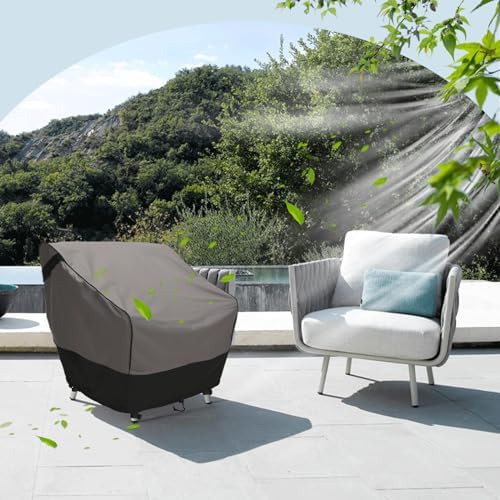 FORSPARK Patio Furniture Chair Covers Waterproof, Heavy-Duty Outdoor Cover
