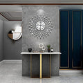FLEBLE Modern Large Wall Clock for Living Room Decor Clock Battery Operated