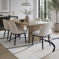 YIHOUSE 6x9 Washable Modern Abstract Black White Area Rug