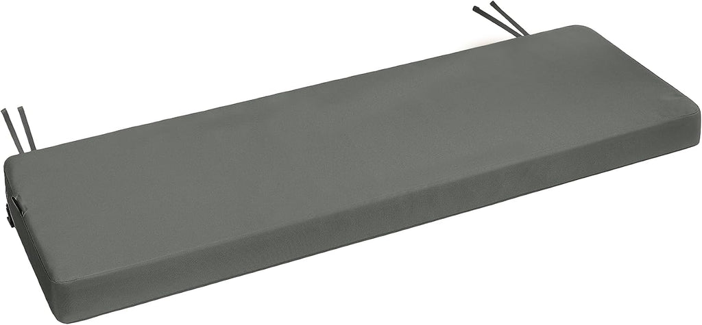 Favoyard Waterproof Outdoor Bench Cushion Dark Grey 59 x 16 Inch