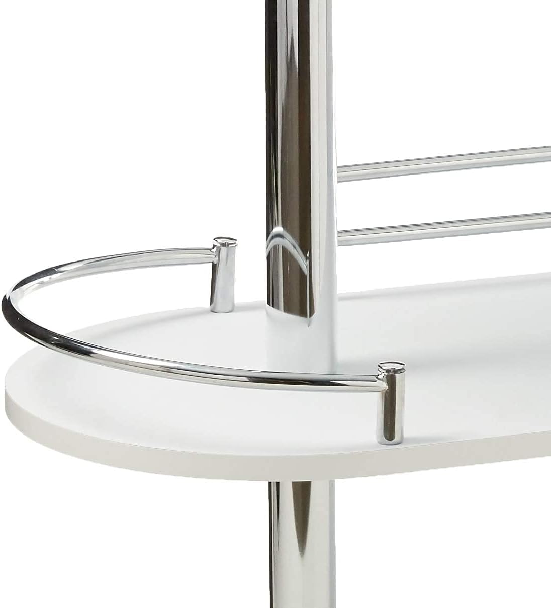 kings brand furniture bar table with two tempered on a desk or shelf