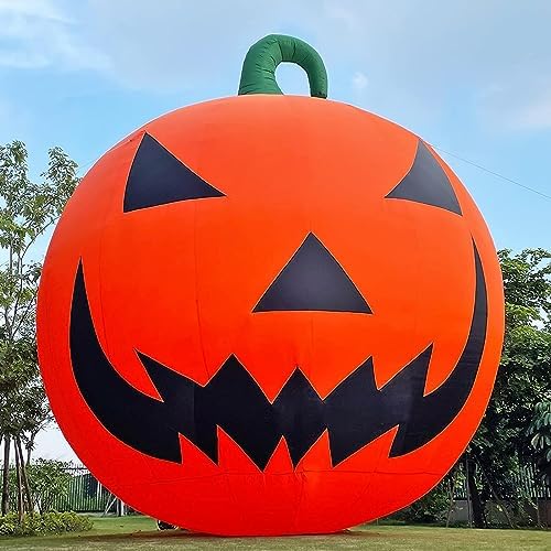 Giant 20Ft Premium Halloween Inflatable Pumpkin Decorations with Blower, Blow up Halloween Decorations Outdoor Holiday Decor for Outdoor Yard Lawn Xmas Party with No Light
