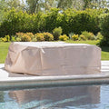 Christopher Knight Home Shield Outdoor Waterproof Fabric Chat Set Cover, Beige