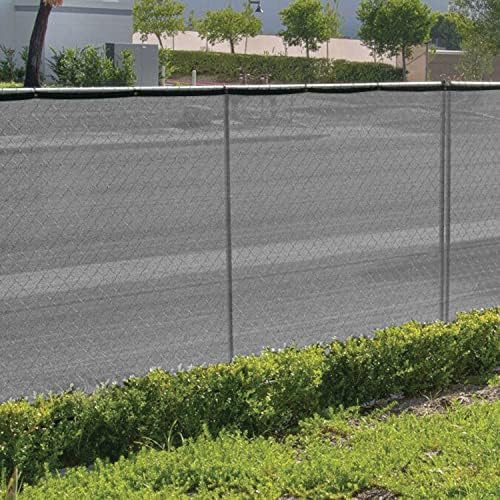 Privacy Fence Screen 6'x40' Outdoor Mesh Fencing Panels Temporary Fence Covering Privacy Shade Net Covers for Backyard Garden Pool, Light Gray