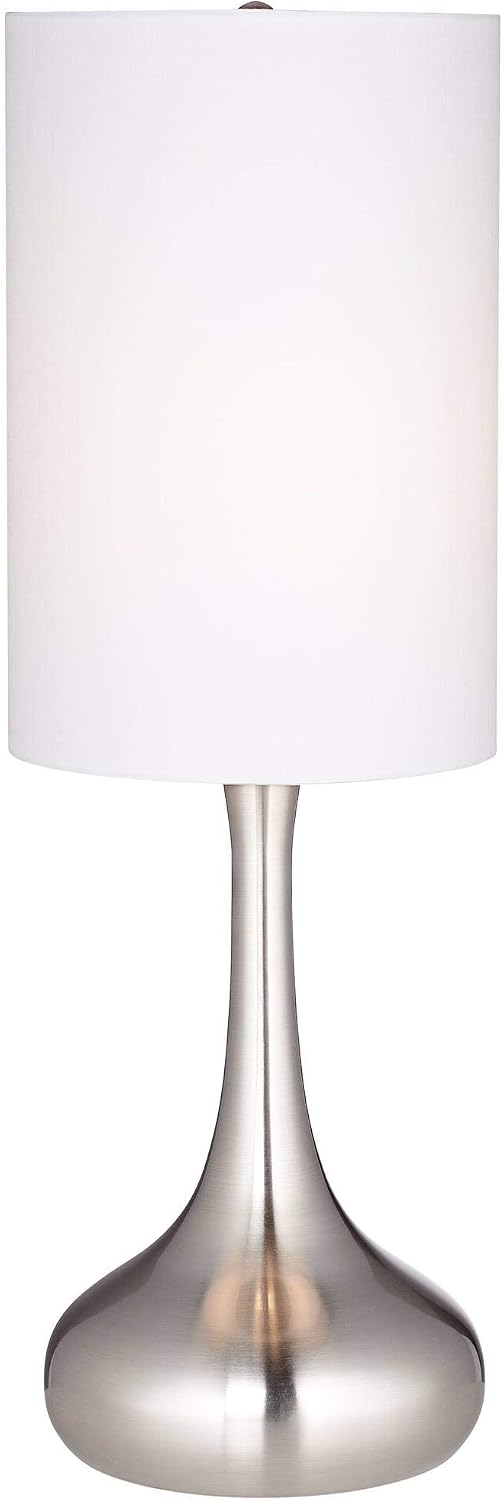 Moderne Droplet 24 1/2" High Table Lamp Silver Brushed Nickel Modern