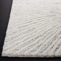 SAFAVIEH Abstract Collection Area Rug - 11' x 15', Grey & Ivory, Handmade Wool, Ideal for The Living Room, Dining, Bedroom (ABT478F)