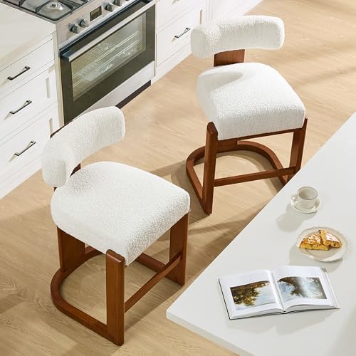 CHITA 27" Counter Height Bar Stools, Set of 2