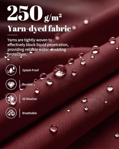 14 Pcs Outdoor Cushion Slipcovers Outdoor Patio Cushion Covers Replacement Waterproof with Zipper for Outdoor Furniture, Patio Sofa Couch 3 Sizes, Covers Only
