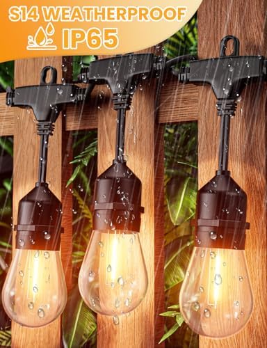 Svater Outdoor String Lights 105 FT Outside Waterproof Commercial Grade ETL