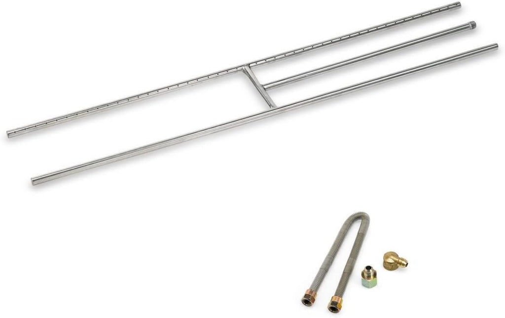 48" X 8" Stainless Steel H-Style Burner