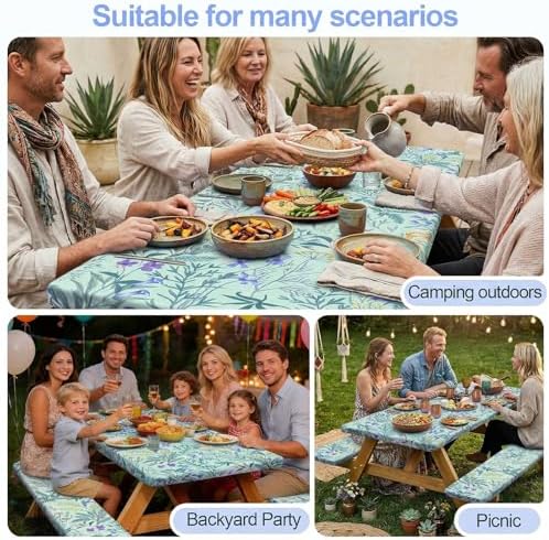 Play Tailor Picnic Table Cover Bench Covers Camping Essentials Tablecloth