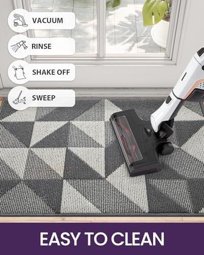 DEXI Front Door Mats for Entryway, 36x60 Non Slip Washable Entry Doormat